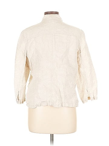 Cherokee 3/4 Sleeve Button-Down Shirt (view 2)