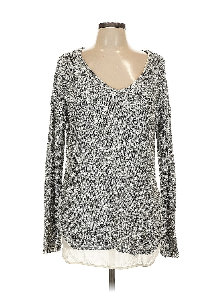 Pre-owned Apt. 9 Pullover Sweater In Gray