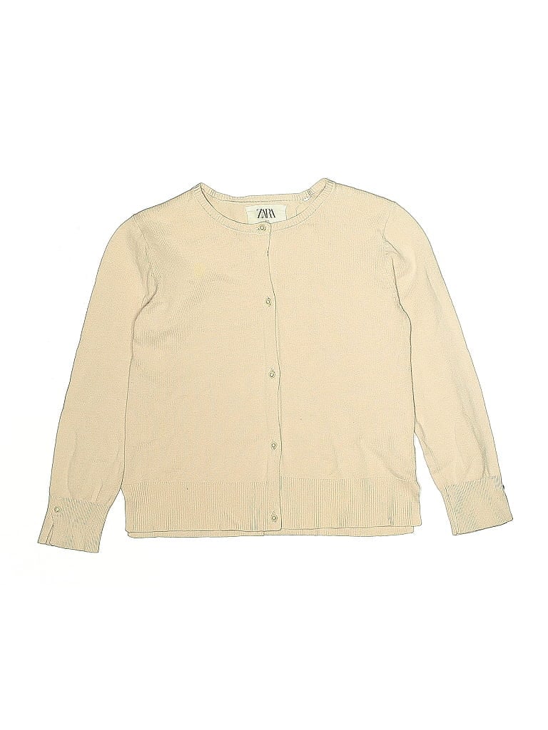 Zara Kids Tan Ivory Cardigan Size 7 (big kids) - photo 1