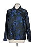 Chico's Design Print Blue Jacket Size L - photo 1