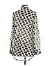 TY-LR Houndstooth Silver Long Sleeve Blouse Size S - photo 2