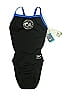 Speedo Graphic Black One Piece Swimsuit Size XXS - photo 1