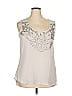 Studio Y 100% Polyester Silver Sleeveless Blouse Size XXL - photo 1