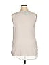 Studio Y 100% Polyester Silver Sleeveless Blouse Size XXL - photo 2