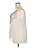 Studio Y 100% Polyester Silver Sleeveless Blouse Size XXL - photo 4