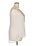 Studio Y 100% Polyester Silver Sleeveless Blouse Size XXL - photo 3
