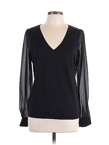 Banana Republic Long Sleeve Silk Top (view 1)