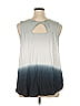 Terra & Sky 100% Cotton Gray Sleeveless T-Shirt Size 1X - photo 2