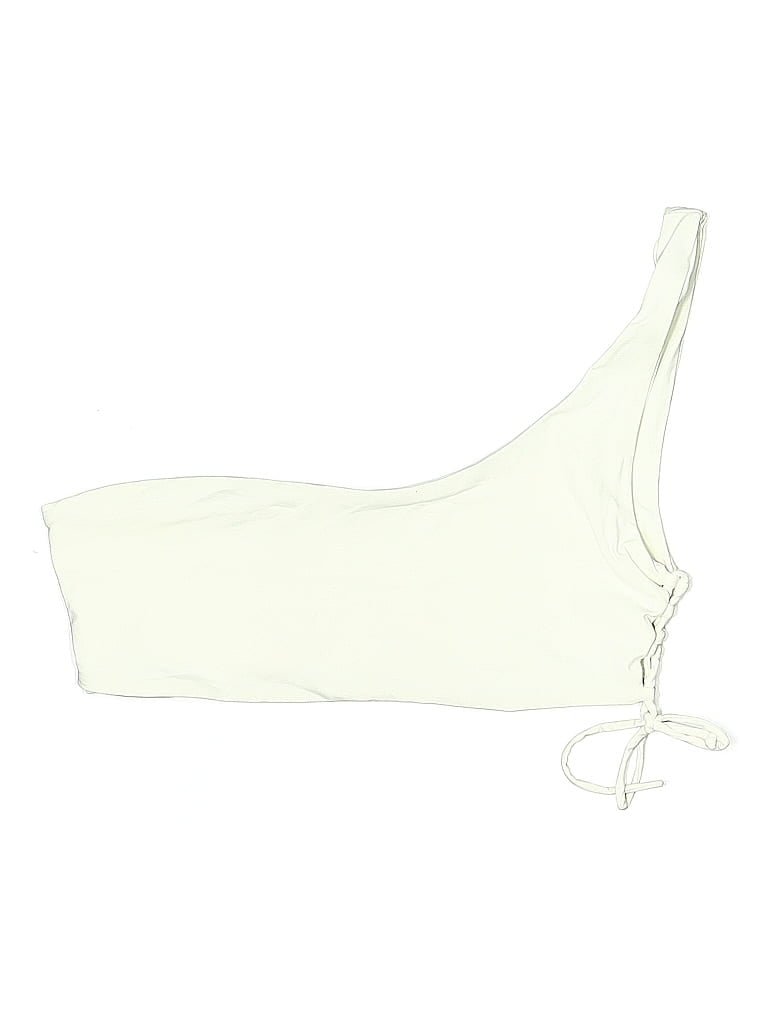 L Space Solid Ivory Swimsuit Top Size L - photo 1