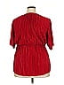 Daytrip 100% Polyester Red Short Sleeve Blouse Size XXL - photo 2