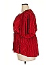 Daytrip 100% Polyester Red Short Sleeve Blouse Size XXL - photo 5
