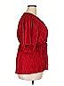 Daytrip 100% Polyester Red Short Sleeve Blouse Size XXL - photo 4