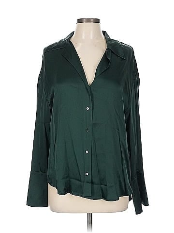 Banana Republic Long Sleeve Silk Top (view 1)