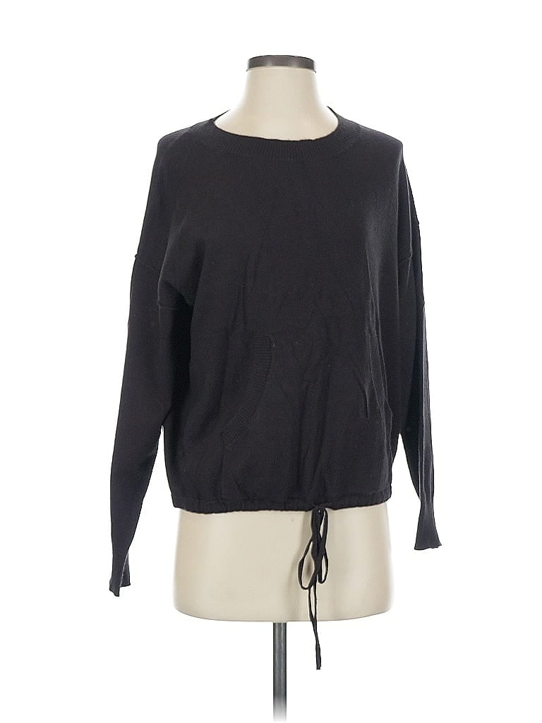 Pre-owned Max Studio Pullover Sweater In Black