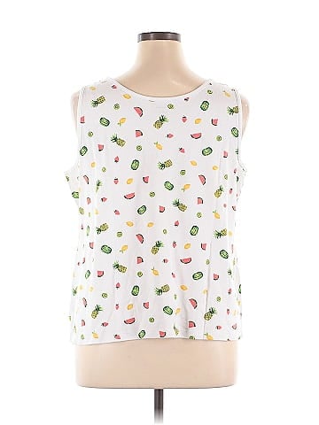 Lands' End Sleeveless T-Shirt (view 2)