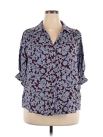 Democracy 3/4 Sleeve Blouse (view 1)