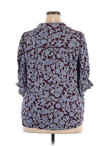 Democracy 3/4 Sleeve Blouse (view 2)
