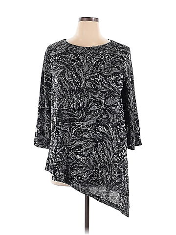 Anne Klein Long Sleeve Top (view 1)