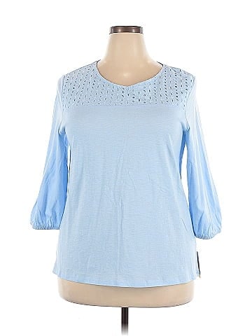 Croft & Barrow 3/4 Sleeve Top (view 1)