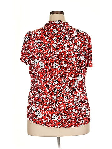 Adrienne Vittadini Short Sleeve Blouse (view 2)