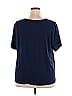 Catherines 100% Cotton Stars Blue Short Sleeve T-Shirt Size 2X (petite) - photo 2
