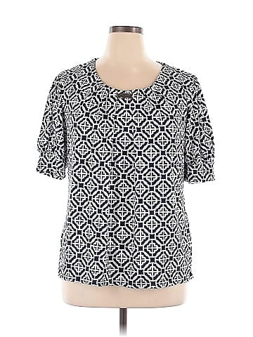 Notations Short Sleeve Blouse (view 1)