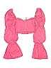 Polly Pink Long Sleeve Blouse Size 2 - photo 2