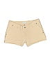 Split Solid Tan Khaki Shorts Size 7 - photo 1