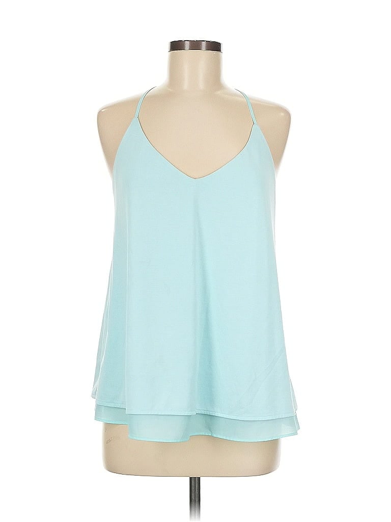 Pre-owned Banana Republic Factory Store Sleeveless Blouse In Blue