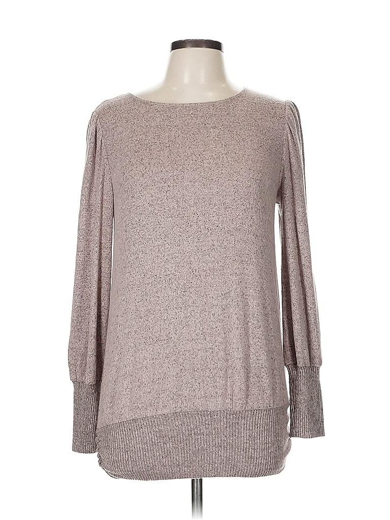 Pre-owned Apt. 9 Pullover Sweater In Brown