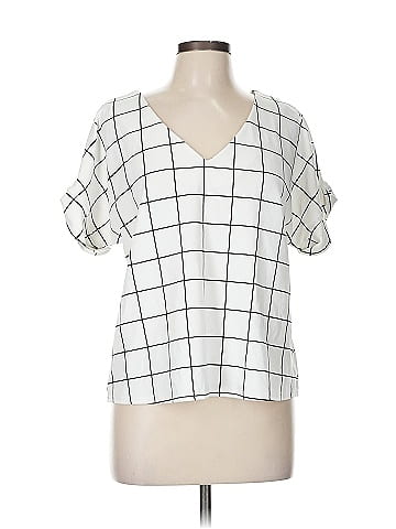 MELLODAY Short Sleeve Blouse (view 1)