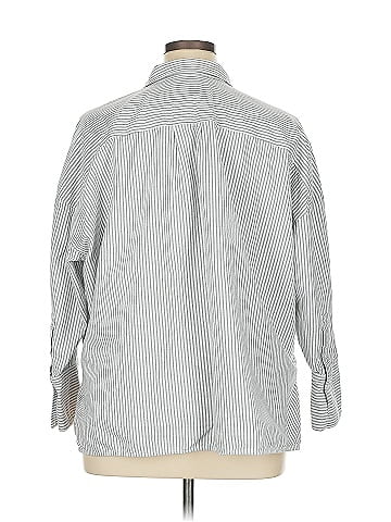 Everlane 3/4 Sleeve Button-Down Shirt (view 2)