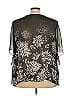 Catherines 100% Polyester Black 3/4 Sleeve Blouse Size 3X - photo 2