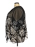 Catherines 100% Polyester Black 3/4 Sleeve Blouse Size 3X - photo 5