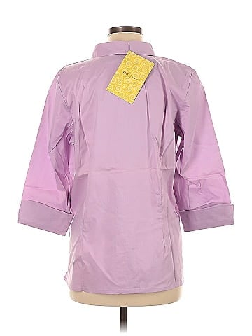 Denim Co 3/4 Sleeve Button-Down Shirt (view 2)