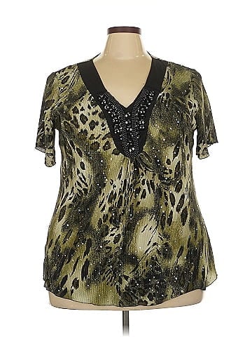 Essentials Short Sleeve Blouse (view 1)