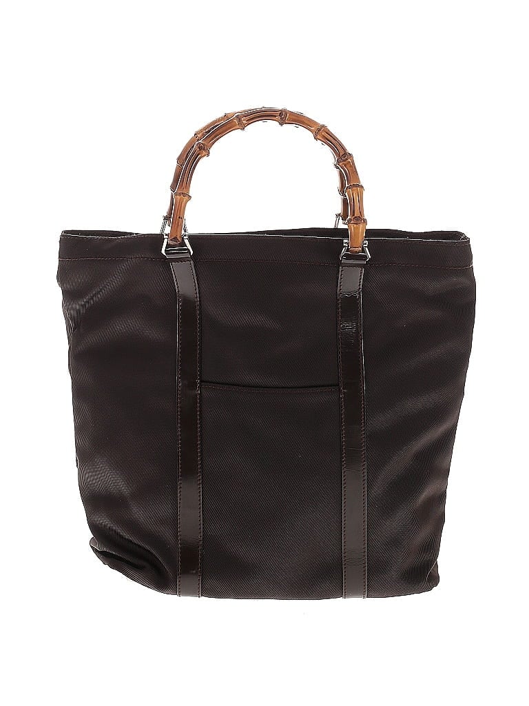 Gucci Brown Vintage Bamboo Handle Satchel One size - photo 1