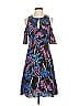 Maeve 100% Viscose Rayon Print Blue Cocktail Dress Size 0 - photo 1