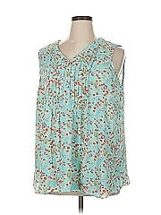 Rose + Olive Sleeveless Blouse