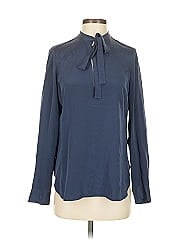 J.Crew Collection Long Sleeve Silk Top