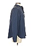 J.Crew Collection 100% Silk Blue Long Sleeve Silk Top Size 6 - photo 4