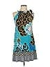 Hale Bob Print Blue Casual Dress Size XS - photo 1
