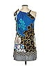 Hale Bob Print Blue Casual Dress Size XS - photo 2