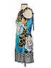 Hale Bob Print Blue Casual Dress Size XS - photo 5