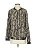 Kori America 100% Polyester Animal Print Gold Jacket Size S - photo 1