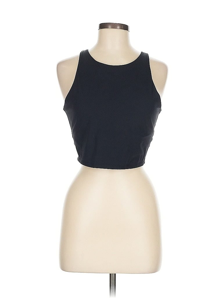 Pre-owned X By Gottex Tank Top Black Halter Neckline Tops