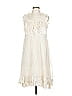 Robert Rodriguez 100% Silk Ivory Cocktail Dress Size 10 - photo 1