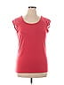 August Silk Red Short Sleeve Top Size XL - photo 1
