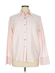 Linda Allard Ellen Tracy Long Sleeve Button Down Shirt