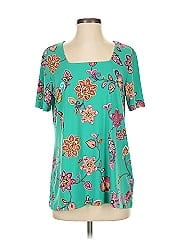 Susan Graver Short Sleeve Blouse